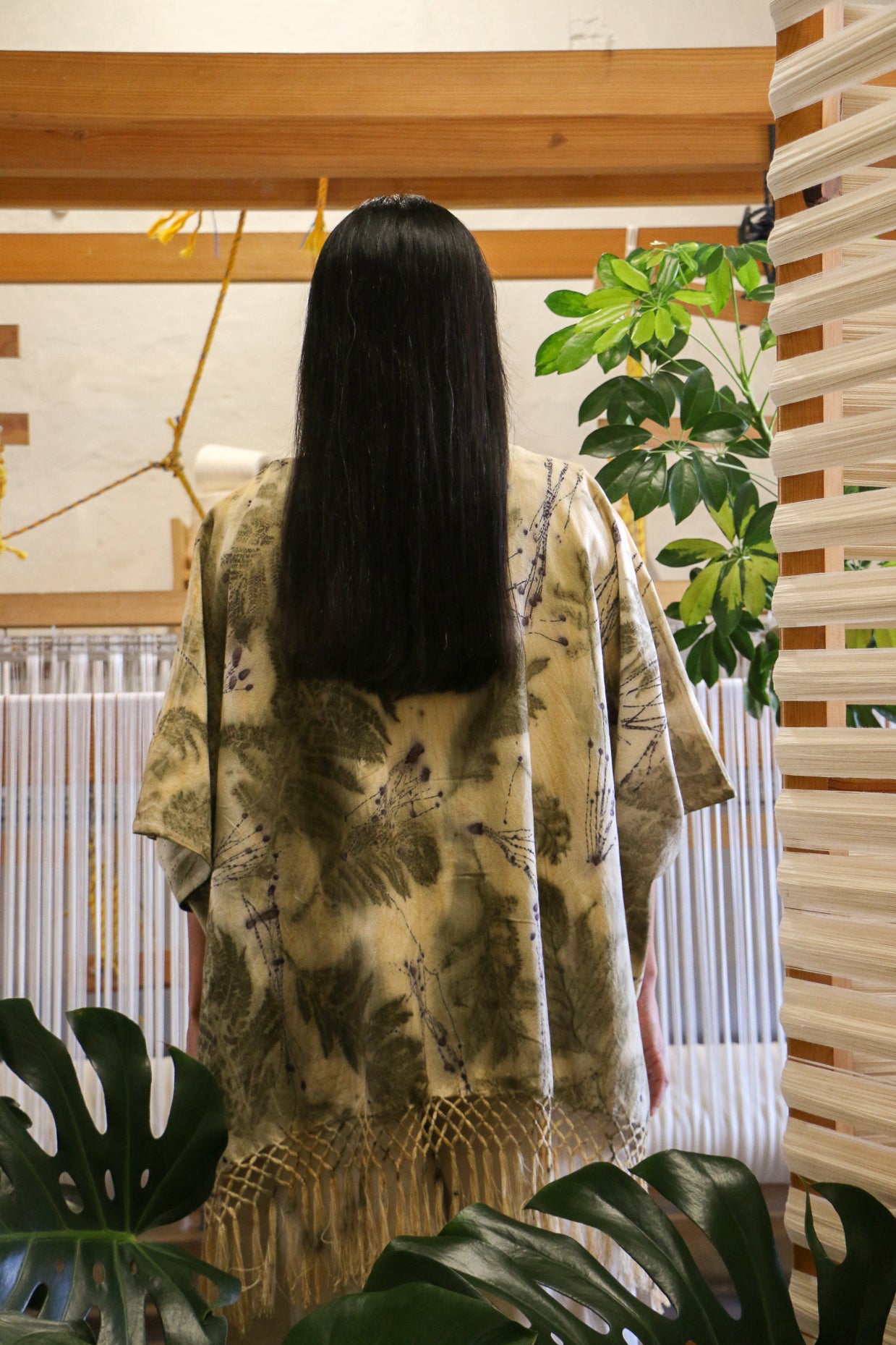 Poncho Jacaranda y Casuarina