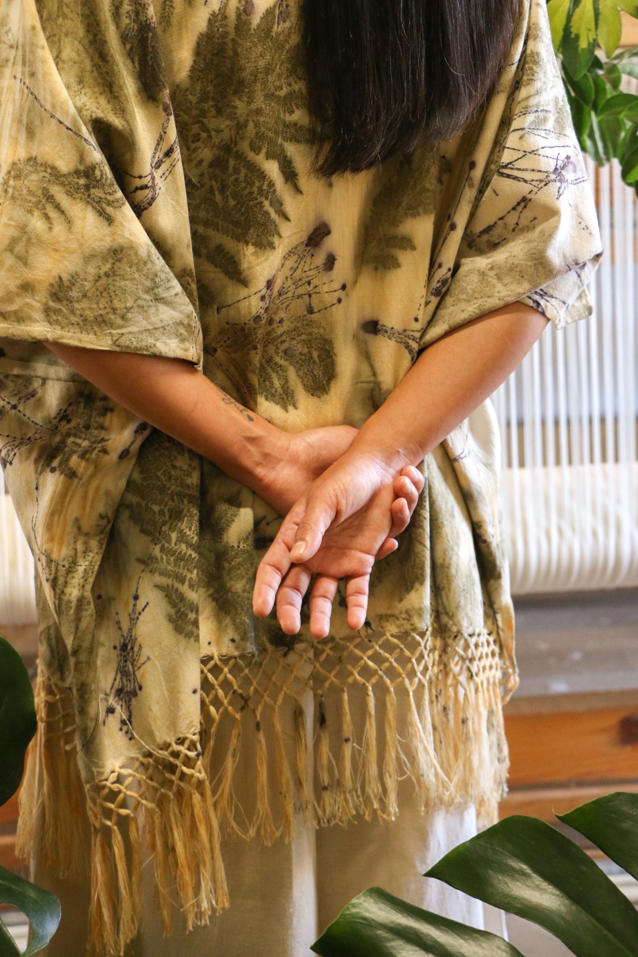 Poncho Jacaranda y Casuarina